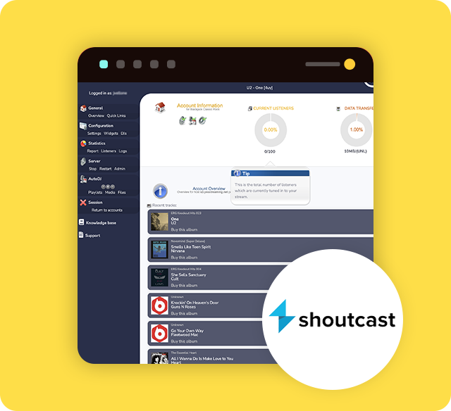 Shoutcast overview